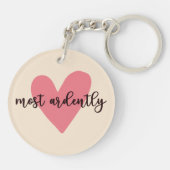 プライドと偏見ダーシー氏 – Most Ardently V キーホルダー (裏面)