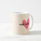 プライドと偏見ダーシー氏 – Most Ardently V コーヒーマグカップ (正面右)