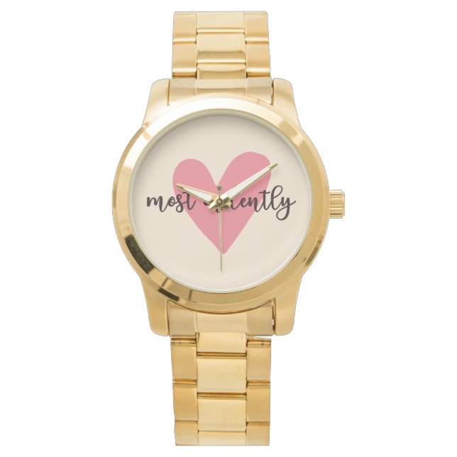 プライドと偏見ダーシー氏 – Most Ardently V 腕時計 (正面)