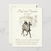 プライドと偏見ブラックホースのビンリー氏 ポストカード (正面/裏面)