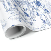 プライドと偏見ブルートワール引用文イラストレーション ラッピングペーパー (ロールコーナー)