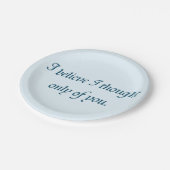 プライドと偏見引用文 ペーパープレート (アングル)