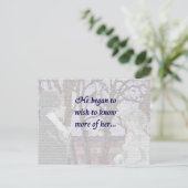 プライドと偏見引用文 ポストカード (スタンド正面)