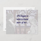 プライドと偏見引用文 ポストカード (正面/裏面)