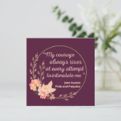 プライドと偏見引用文I – かわいいスタイル (スタンド正面)