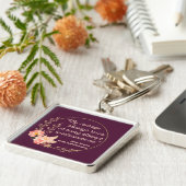 プライドと偏見引用文I – かわいいスタイル キーホルダー (側面)