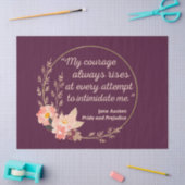 プライドと偏見引用文I – かわいいスタイル 薄葉紙 (クラフト)