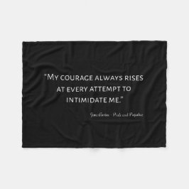 プライドと偏見引用文I フリースブランケット