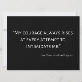 プライドと偏見引用文I 招待状