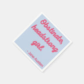 プライドと偏見引用文II – かわいいスタイル スタンダードカクテルナプキン (角)