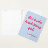 プライドと偏見引用文II – かわいいスタイル プランナー手帳 (ディスプレー)