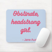 プライドと偏見引用文II – かわいいスタイル マウスパッド (マウス)
