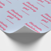 プライドと偏見引用文II – かわいいスタイル ラッピングペーパー (角)