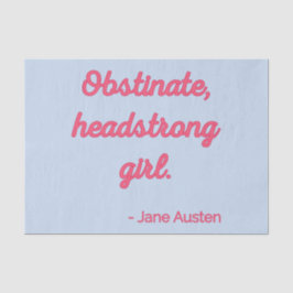 プライドと偏見引用文II – かわいいスタイル 薄葉紙