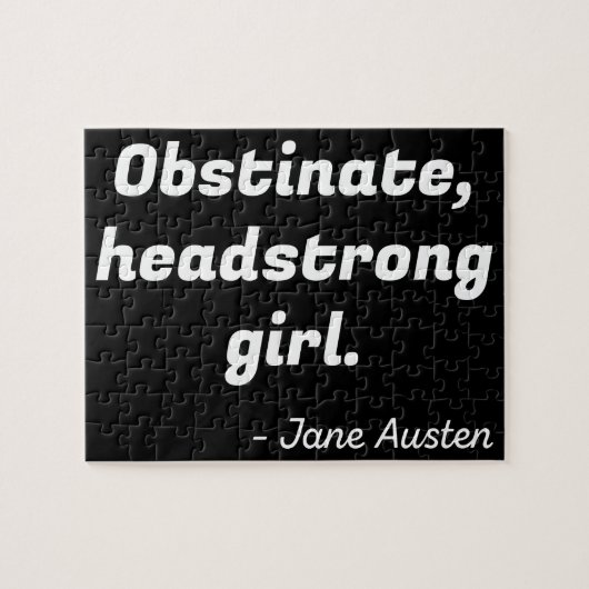 プライドと偏見引用文II ジグソーパズル (横)