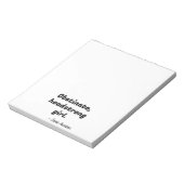 プライドと偏見引用文II ノートパッド (回転)