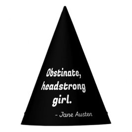 プライドと偏見引用文II パーティーハット