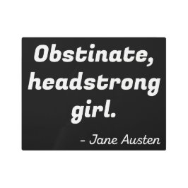 プライドと偏見引用文II メタルプリント