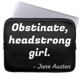 プライドと偏見引用文II ラップトップスリーブ