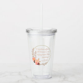 プライドと偏見引用文III – かわいいスタイル アクリルタンブラー