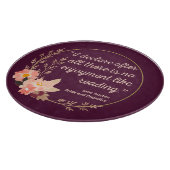 プライドと偏見引用文III – かわいいスタイル カッティングボード (角)