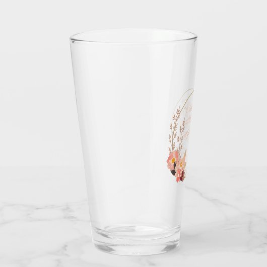 プライドと偏見引用文III – かわいいスタイル タンブラーグラス (右)