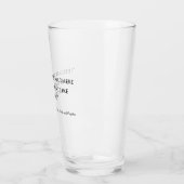 プライドと偏見引用文III タンブラーグラス (左)