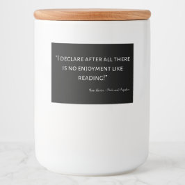 プライドと偏見引用文III フードラベル