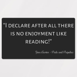 プライドと偏見引用文III ラベル