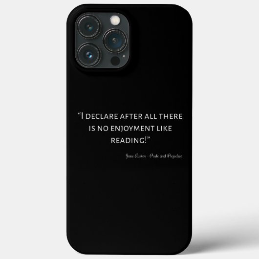 プライドと偏見引用文III Case-Mate iPhoneケース (裏面)