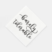 プライドと偏見 – ほとんど許容できない私 スタンダードランチョンナプキン (角)