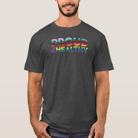 プライドと健康のメンズTシャツ Tシャツ (正面)