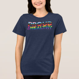 プライドと健康の女性用Tシャツ トライブレンドＴシャツ