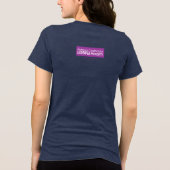 プライドと健康の女性用Tシャツ トライブレンドTシャツ (裏面)