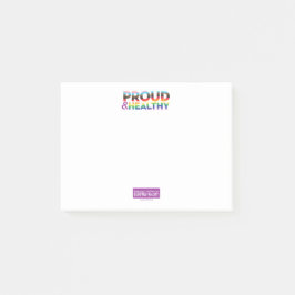 プライドと健康 Post-It® ノート ポストイット