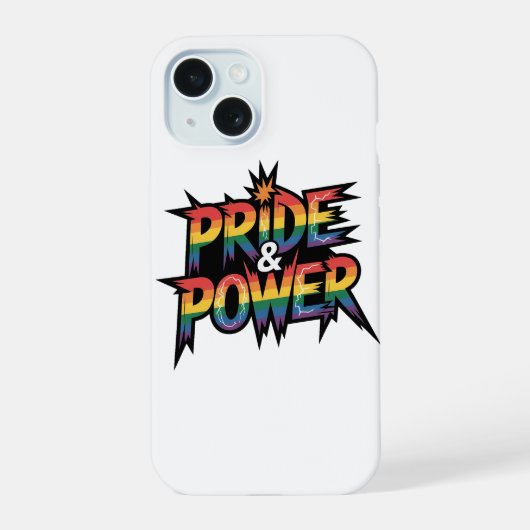 プライドと力 iPhone 15ケース (裏面)