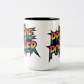 プライドと力LGBTQ ツートーンマグカップ (中央)