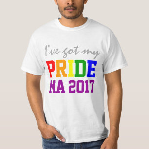 プライドと年をカスタマイズ ゲイ プライド Tシャツ