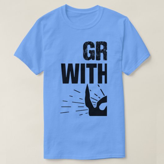 プライドと気に衣服で髭が生える Tシャツ (デザイン正面)