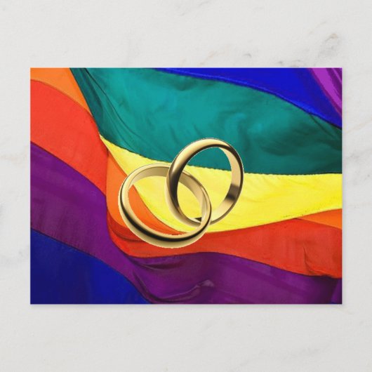 プライドと結婚 ポストカード (正面)