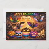 🎃プライドなハロウィンお化けも自分らしく 招待状 (正面)