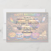 🎃プライドなハロウィンお化けも自分らしく 招待状 (裏面)