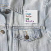 プライドに優先順位ボタンをして下さい 缶バッジ (インサイチュ)