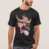 プライドに満ちたゲイのライド Tシャツ (正面)