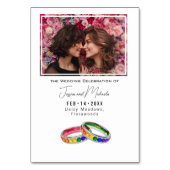 プライドに絡み合うLGBTQ+ テーブルナンバー (裏面)