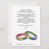 🌈 🐦 プライドに絡み合うLGBTQ 招待状 (裏面)