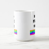 プライドに関わること コーヒーマグカップ (中央)