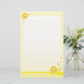 プライドのかわいいライオンの静止した紙 便箋 (スタンド正面)