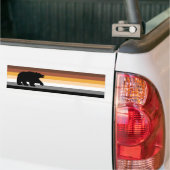 プライドのくま バンパーステッカー (トラック上)