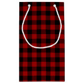 プライドのクリスマスゴールデンレトリバー スモールペーパーバッグ (裏面)